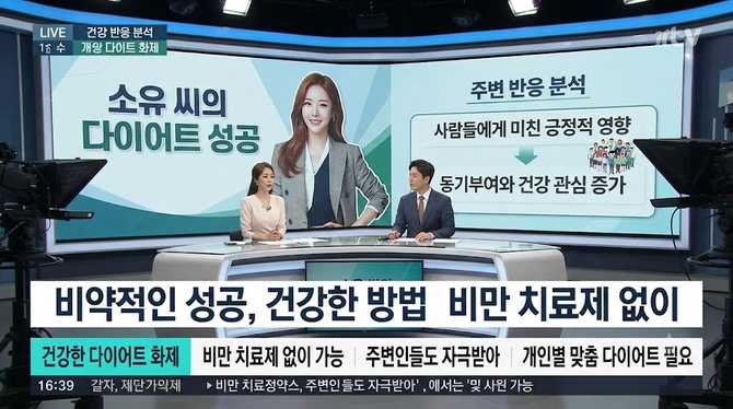 소유 씨의 다이어트 성공 비결과 주변 반응 분석