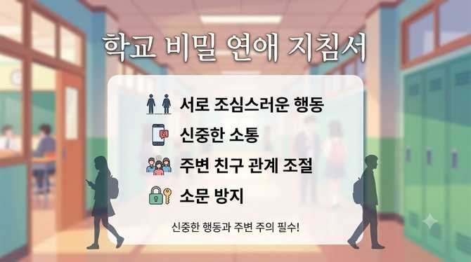학교에서 비밀 연애를 지키는 방법 총정리