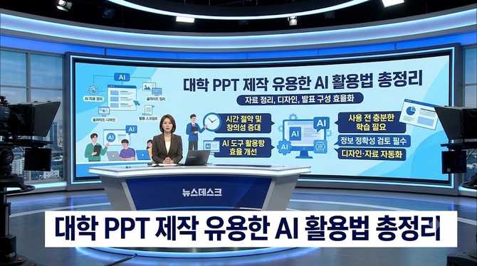 대학 PPT 제작에 유용한 AI 활용법 총정리