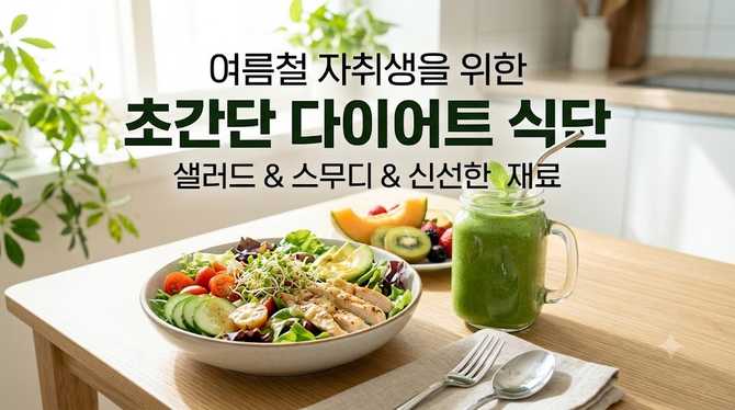 여름철 자취생을 위한 간단한 다이어트 식단 가이드