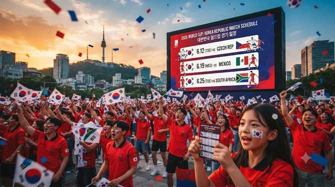 대한민국 월드컵 경기 일정 총정리
