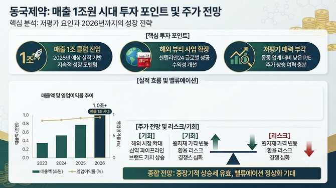 동국제약 주가 전망과 매출 1조 시대의 투자 포인트, 지금 확인하자