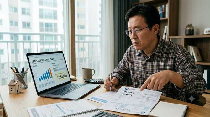 재산세 시뮬레이션과 실제 고지서 차이 분석