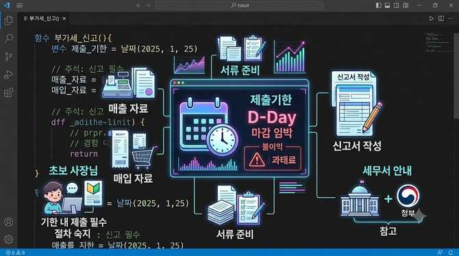 부가세 확정신고 제출기한과 준비 방법 안내