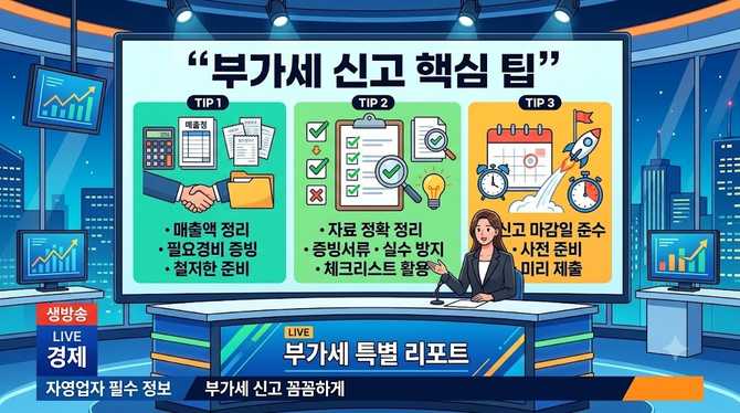 부가세 신고서 작성 시 유의해야 할 핵심 팁