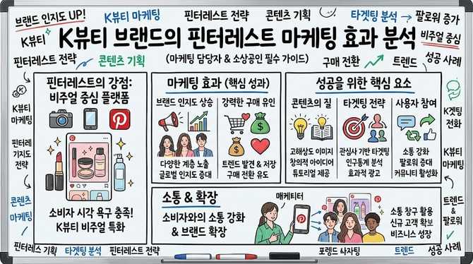 K뷰티 브랜드의 핀터레스트 마케팅 효과 분석