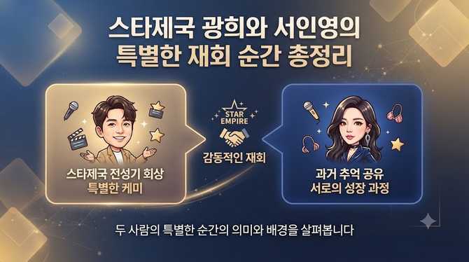 스타제국 광희와 서인영의 특별한 재회 순간 총정리