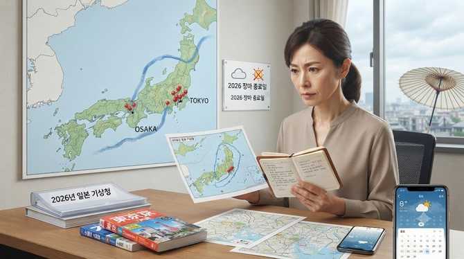 일본장마 종료일은 언제일지? 도쿄·오사카 여행 날씨를 한눈에 정리