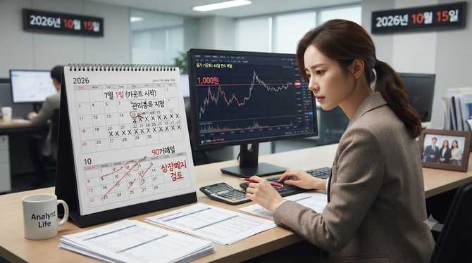 동전주 상장폐지 일정 2026 — 관리종목 지정일·상폐 마감날짜 계산