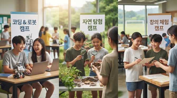 중학생 여름방학 캠프 종류와 추천 리스트