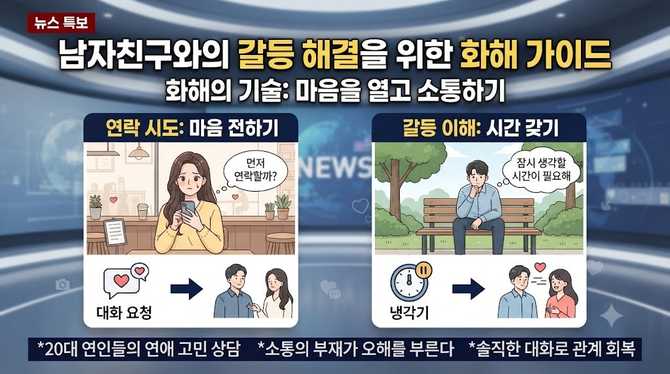 남자친구와의 갈등 해결을 위한 화해 가이드