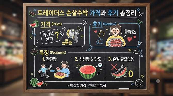 트레이더스 순살수박 가격과 후기 총정리
