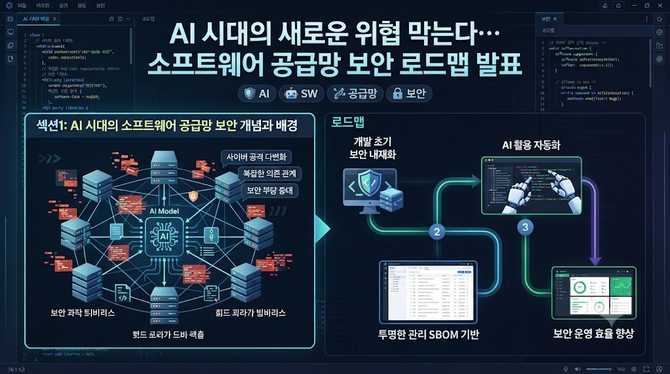 AI 시대의 새로운 위협 막는다…소프트웨어 공급망 보안 로드맵 발표 (+AI, SW, 공급망, 보안)
