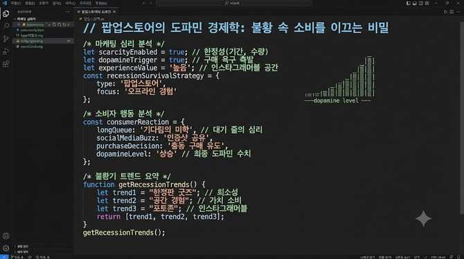팝업스토어의 도파민 경제학: 불황 속 소비를 이끄는 비밀