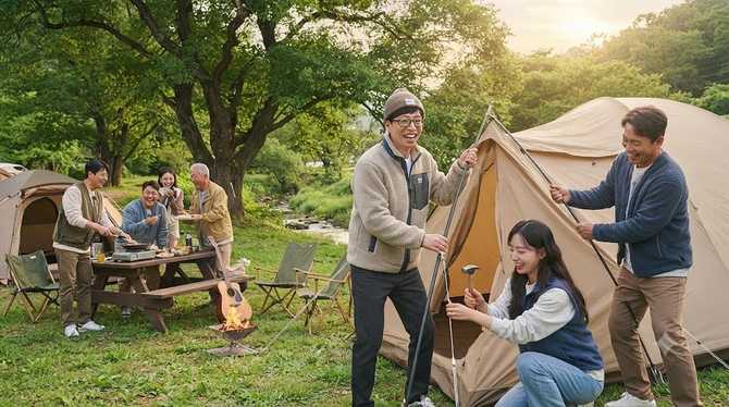 유재석 캠프, 함께하면 좋은 사람들과의 캠핑 재미 총정리