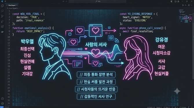 하트시그널5 박우열 강유경 커플의 사랑 이야기