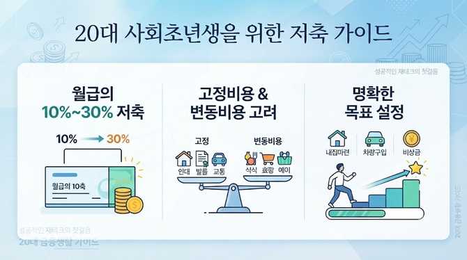 20대 사회초년생을 위한 저축 가이드