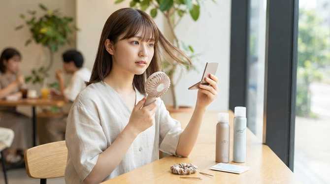 여름철 앞머리 유지법과 관리 팁