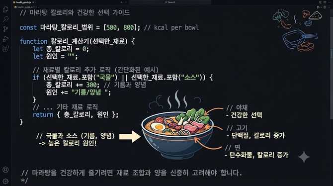 마라탕 칼로리와 건강한 선택 가이드