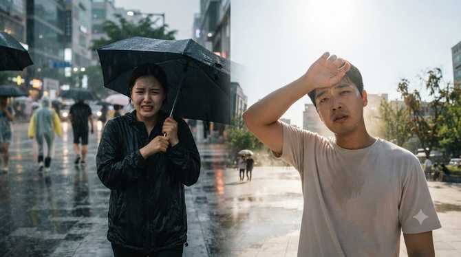 장마와 폭염, 어느 쪽이 더 힘들까