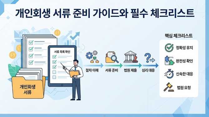 개인회생 서류 준비 가이드와 필수 체크리스트