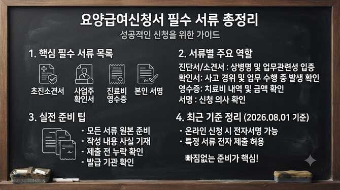 요양급여신청서 필수 서류 총정리
