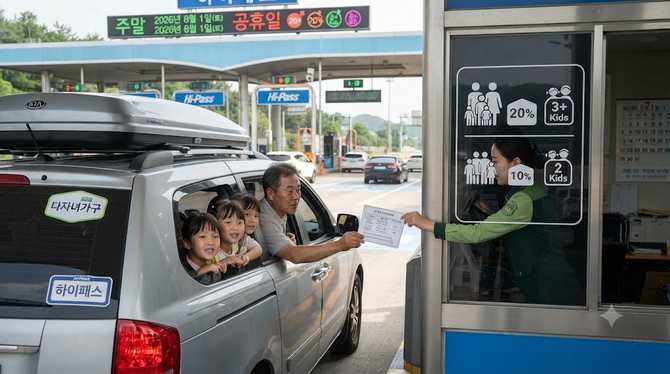 다자녀 가구 고속도로 할인 혜택 총정리