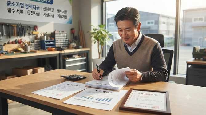 중소기업 정책자금 신청 조건과 필수 서류 안내
