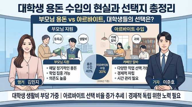 대학생 용돈 수입의 현실과 선택지 총정리