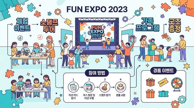 FUN EXPO 2023 체험형 이벤트와 참여 방법 안내