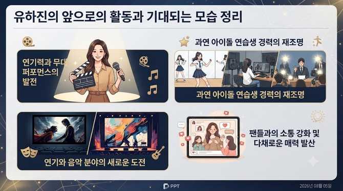 유하진의 앞으로의 활동과 기대되는 모습 정리