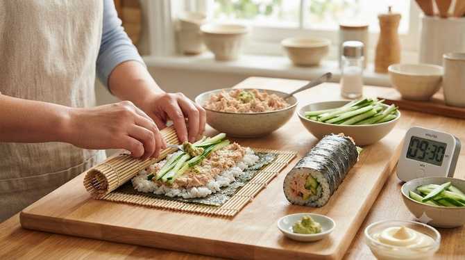 참치 오이김밥 만들기: 주의할 점과 팁 총정리