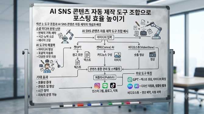 AI SNS 콘텐츠 자동 제작 도구 조합으로 포스팅 효율 높이기