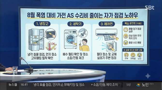 8월 폭염 대비 가전 AS 수리비 줄이는 자가 점검 노하우