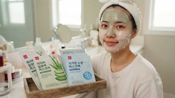 다이소에서 찾은 복합성 피부에 적합한 마스크팩 추천