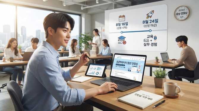 이번 달 청년인턴 모집 현황 정리하기