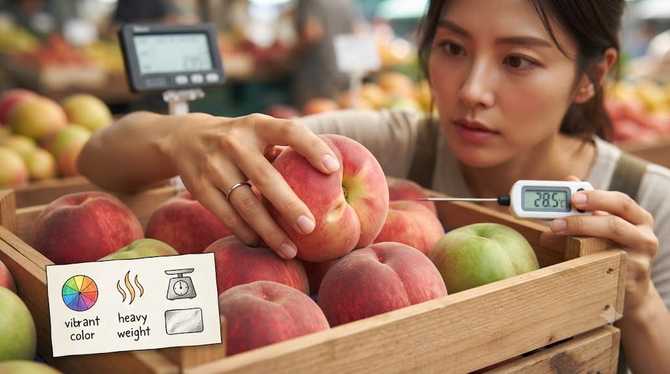 맛있는 복숭아 고르기 꿀팁 총정리!