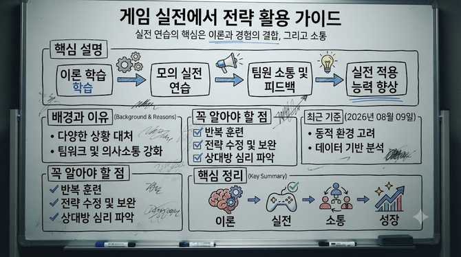 게임 실전에서 전략을 효과적으로 활용하는 방법 안내