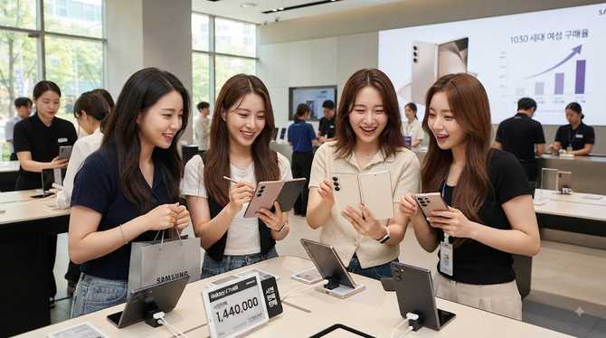갤럭시 Z 폴드8 시리즈 사전 판매 144만대 돌파, 1030세대 여성 구매율 2배 급증… 폴더블폰 대중화 이끌까 (+갤럭시Z폴드8, 사전판매, 1030세대, 폴더블폰)