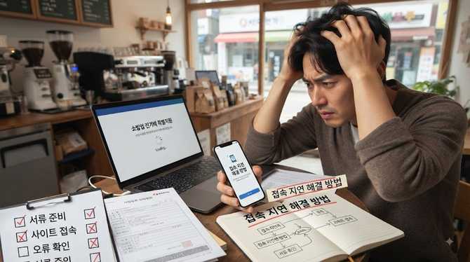 소상공인 전기요금 특별지원 오류 접속 지연 대상자 제외 해결법 | 생활정보 노트