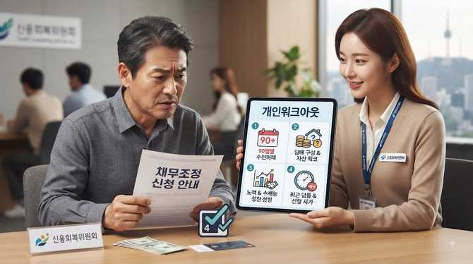 개인워크아웃 90일 연체 여부와 신청 전 확인해야 할 4가지 체크포인트