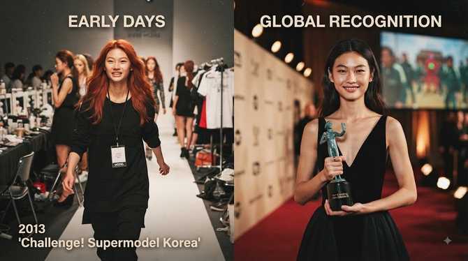 정호연 배우의 성장 여정, 모델에서 오징어게임 이후 주목까지
