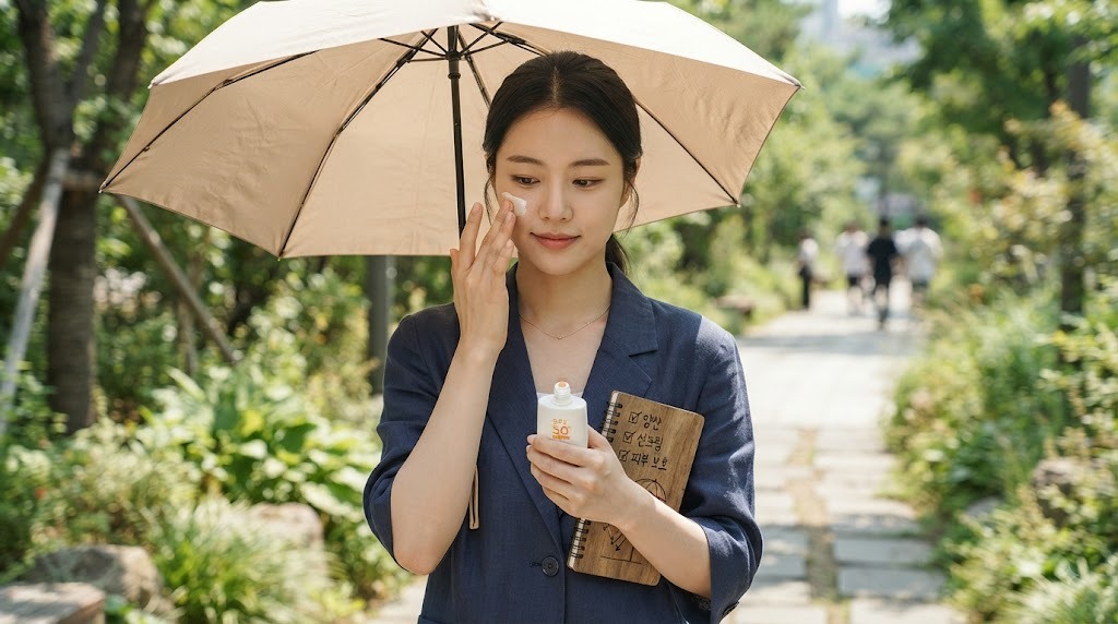 양산과 선크림, 피부 보호의 필수 조합!