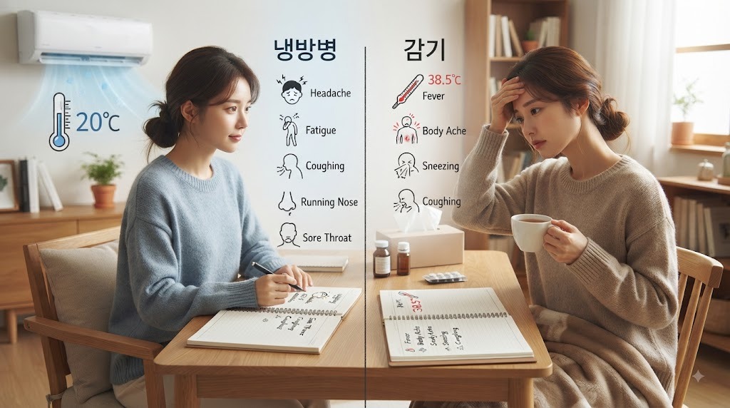 냉방병과 감기, 증상 파악하는 법 안내