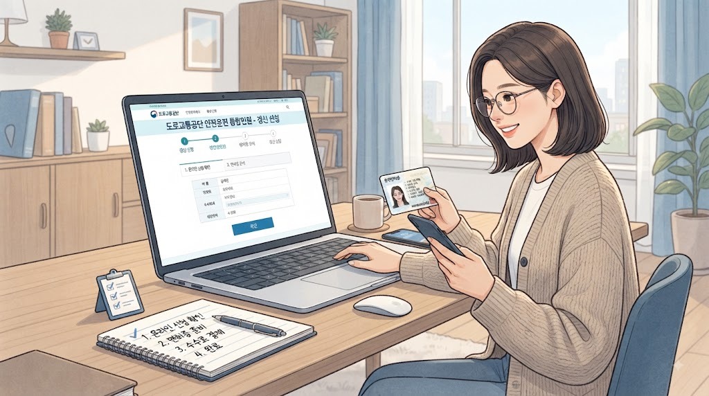 운전면허 갱신, 온라인으로 쉽게 처리하는 방법 알아보기