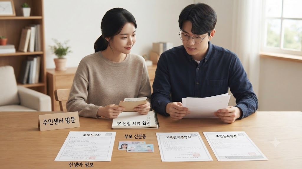 첫만남이용권 신청 시 준비해야 할 서류 안내