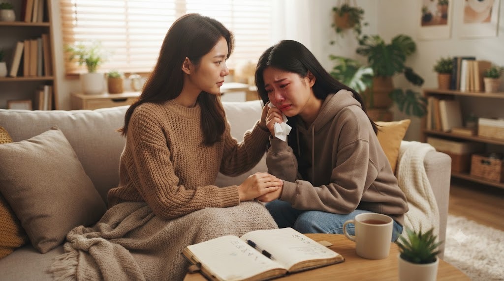 친구의 마음을 달래는 위로 방법 알아보기
