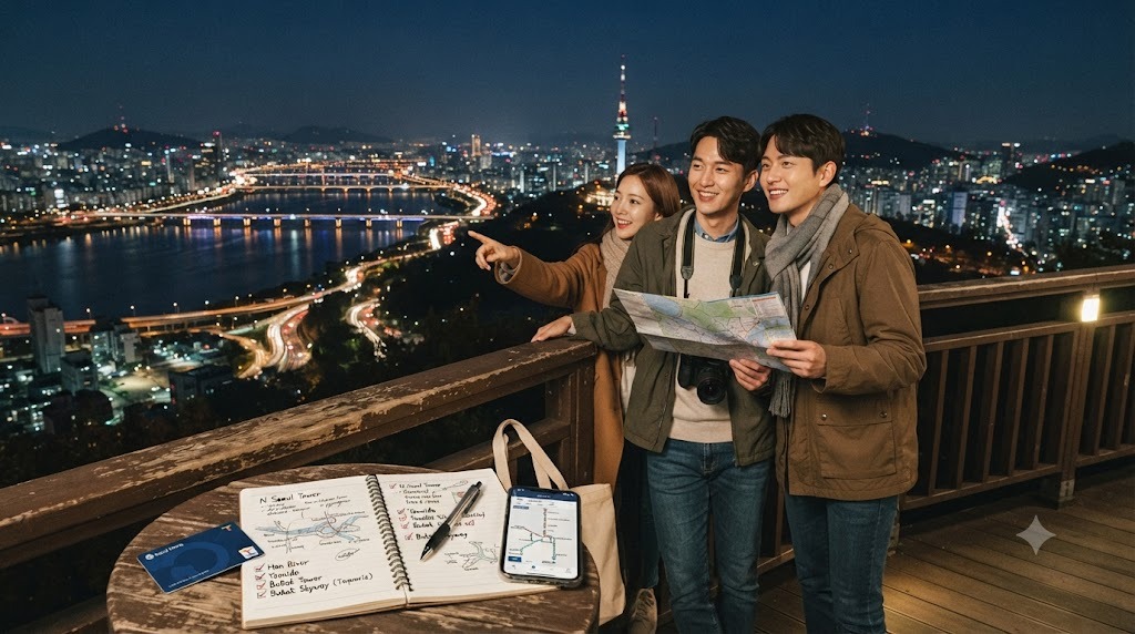 서울 야경 명소 추천 및 편리한 이동 방법 안내
