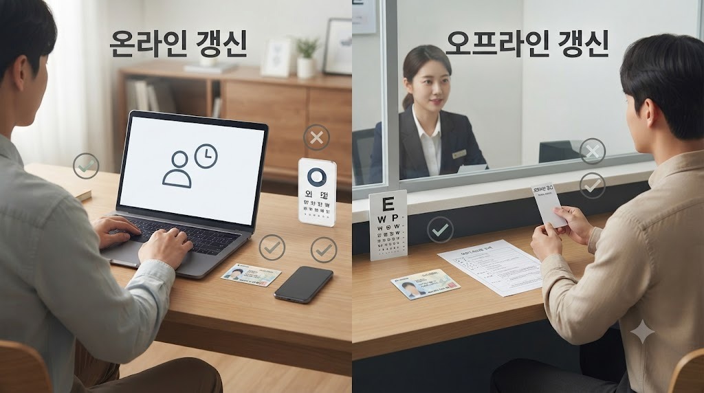 운전면허 갱신, 온라인과 오프라인의 장단점 정리