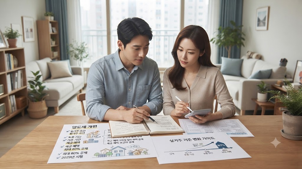 양도세 개편, 실거주 기준의 변화와 세금 혜택 가이드